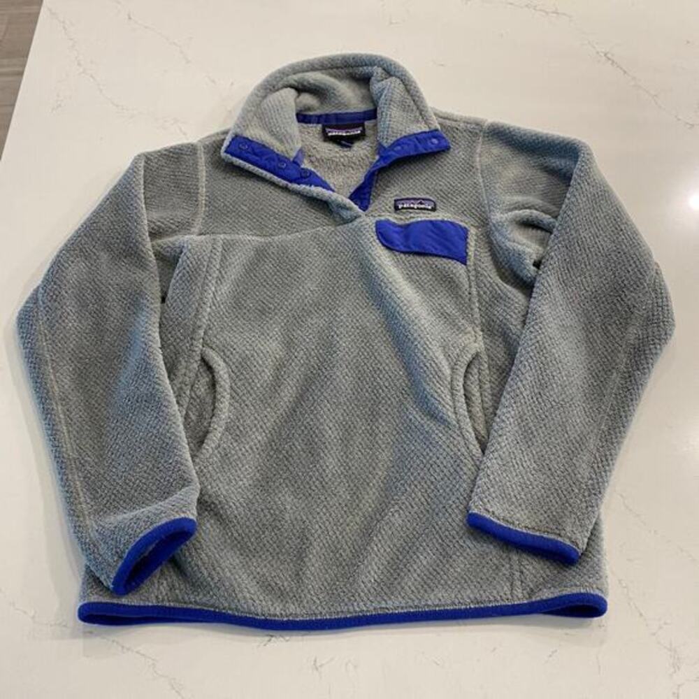 Patagonia Re-Tool Snap-T‎ Pullover Sweatshirt Fleece Size XS